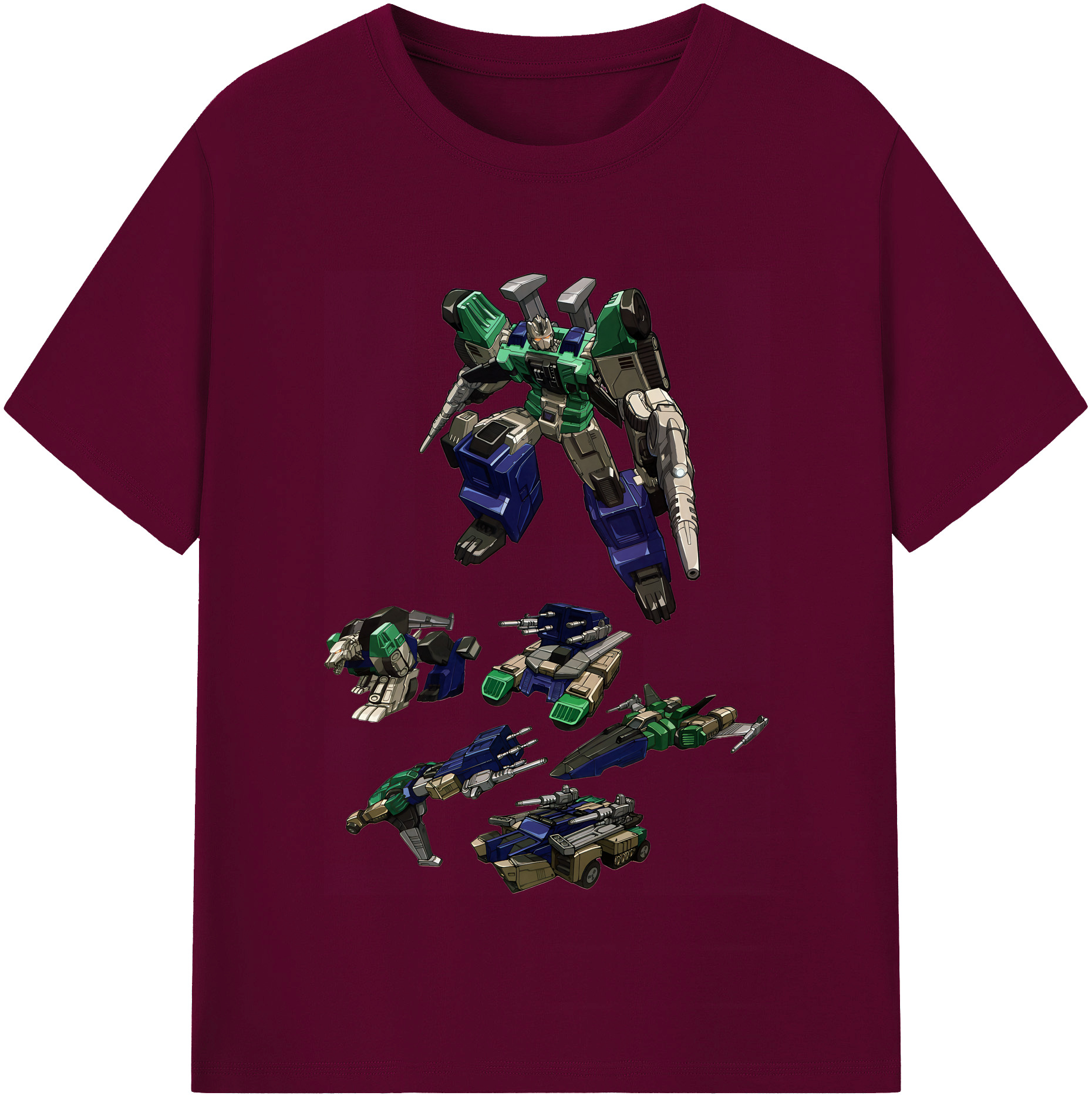 （画像用） Transformers トランスフォーマー レディースカジュアルプリントTシャツ（綿100％）